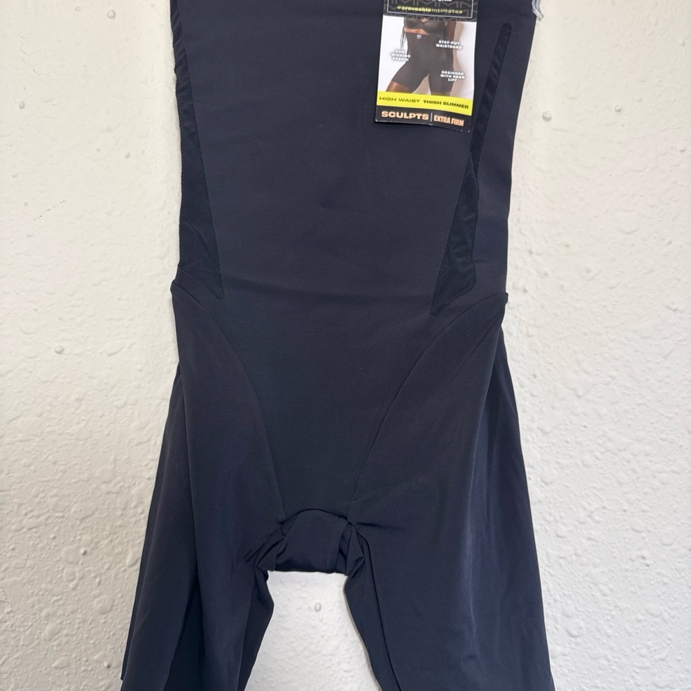 Maidenform Sculpts High Waist Thigh Slimming Shaping Shorts Black Small